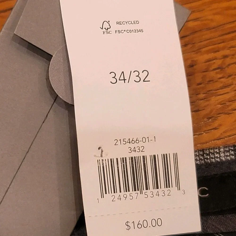 Banana Republic Slim Fit 100% Linen Dress Pants 34x32 Gray NWT